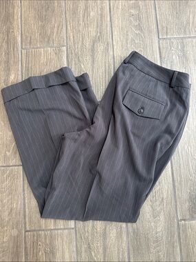 Mixit Gray Pinstripe Stretch Dress Pants, Womens Size 18W